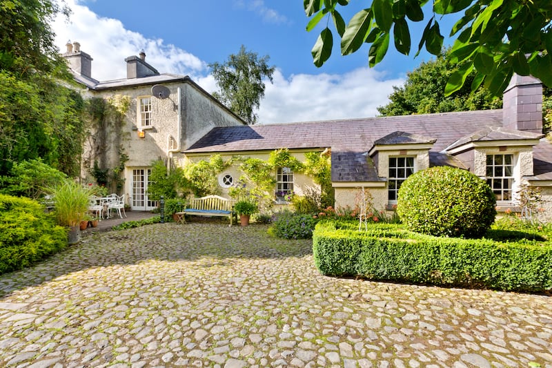 The new extension to the rear of the house was formerly a pigsty