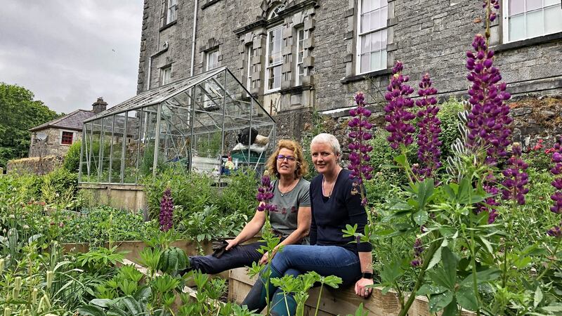 Sisters Helen McCauley (head gardener) and and Christina O’Hara (head chef) from Coopershill.