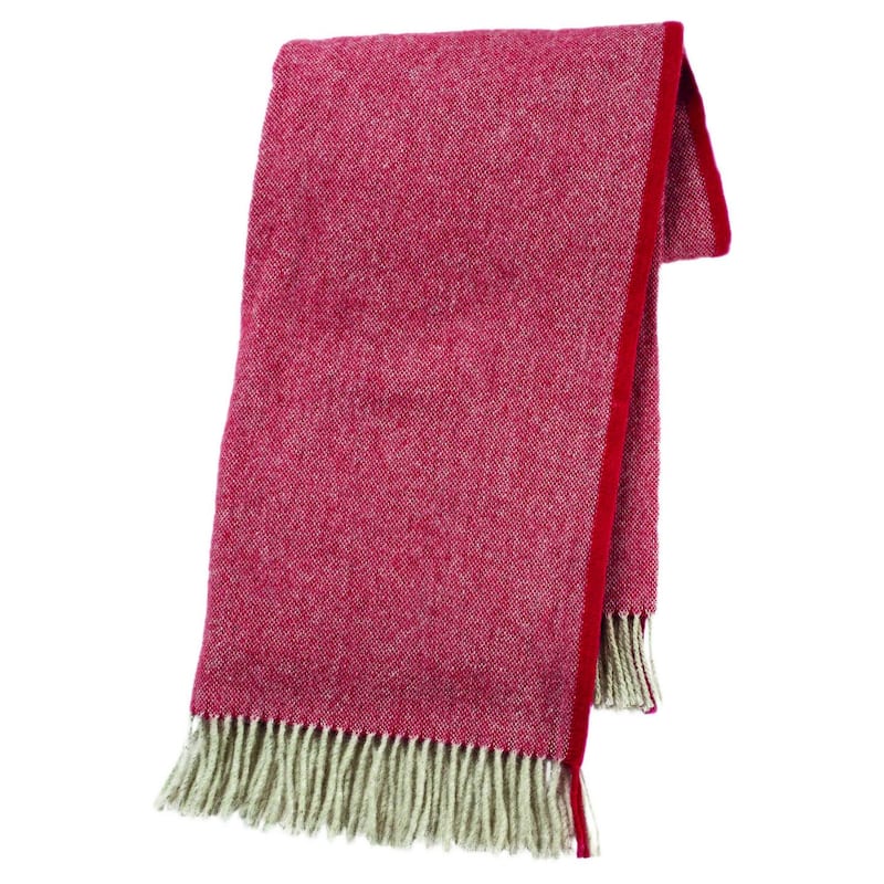 Christmas at Sheen Falls: get the look with this  Moalie red throw, €45 from Ikea