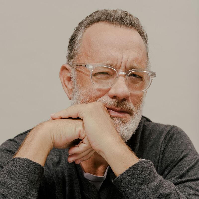 Tom Hanks in Toronto on September 7th, 2019. Photograph: Daniel Dorsa/The New York Times.