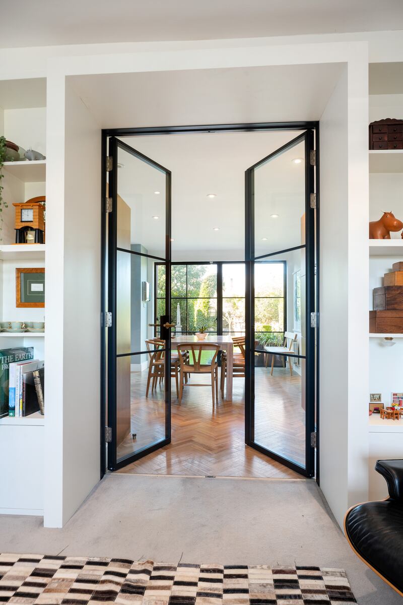 Treacy replaced the original windows with new Crittall style from Carlson Windows