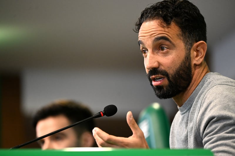 Soon-to-be Manchester United manager Ruben Amorim. Photograph: Zed Jameson/PA