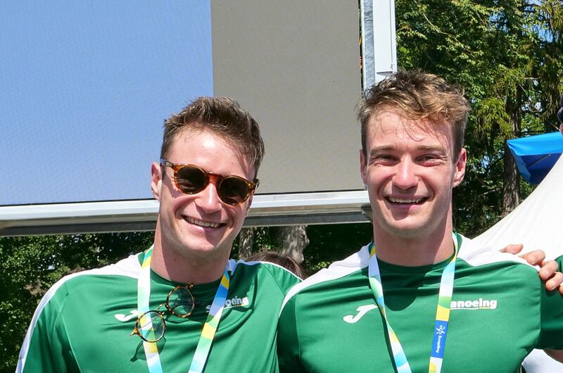 Twins Robert and Noel Hendrick are hoping to both qualify for the Paris Olympics. 