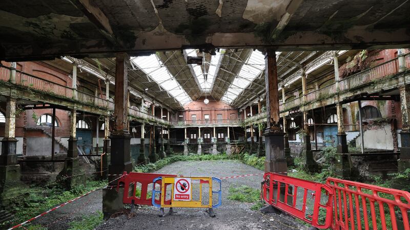 Iveagh Markets in The Liberties is finally being redeveloped. Photograph: Dara Mac Dónaill