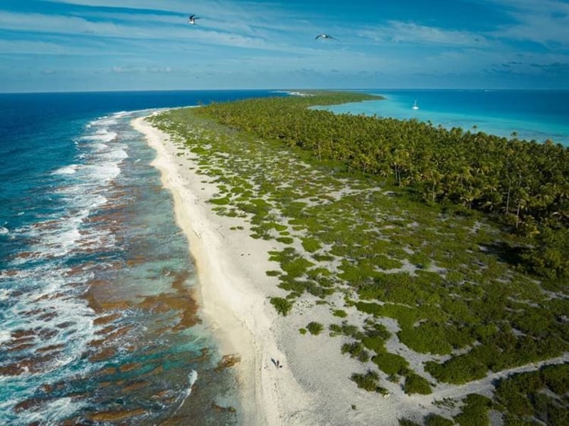 The tiny coral atoll of Mauipha’a lies 120 nautical miles west of Bora Bora