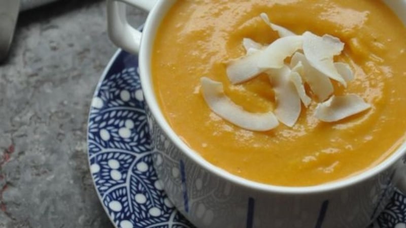 Butternut coconut soup