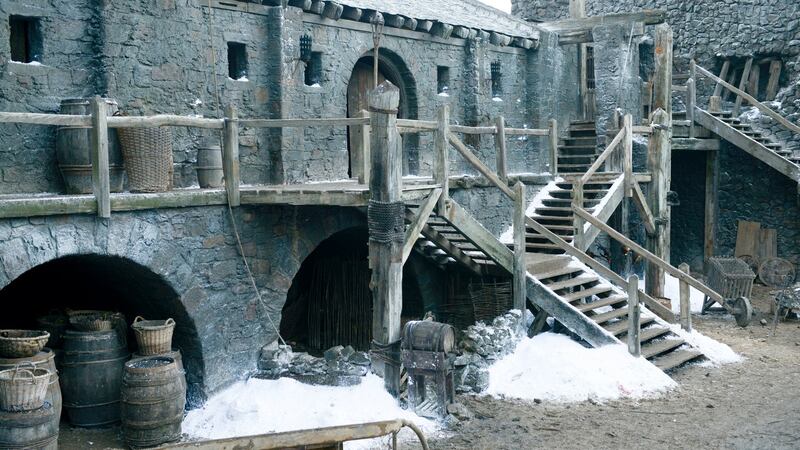 A set used to film ‘Game Of Thrones’. Photograph: HBO/PA Wire