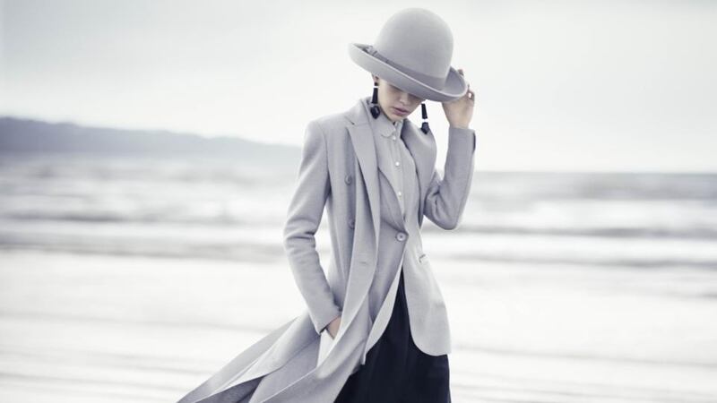 Shot from Boo George's latest campaign for Emporio Armani shot on Dollymount strand