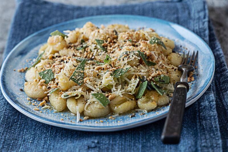 Potato gnocchi, sage and garlic butter