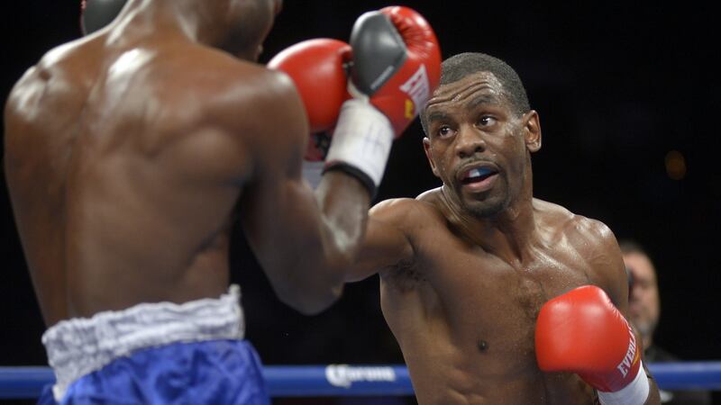 Jamel Herring, pictured in 2015, defends his world title against Carl Frampton. Photograph: Dylan Buell/Getty