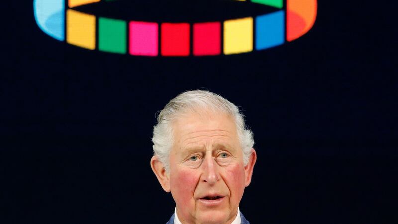 A man whose time has come? Britain’s Prince Charles addressed the World Economic Forum in Davos on Wednesday. Photograph: AP