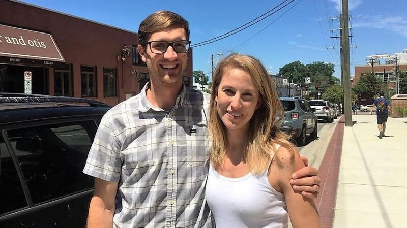 Sam and his wife Lauren are South Carolina natives in their 30s who live in Raleigh. “I think it’s sad . . . that we have a leader as inexperienced and inarticulate as [Donald Trump] is,” says Sam.