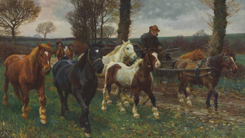 Alfred Munnings, The Vagabonds achieved £1.942 million (€2.28 million) from Christie’s Barney Eastwood sale