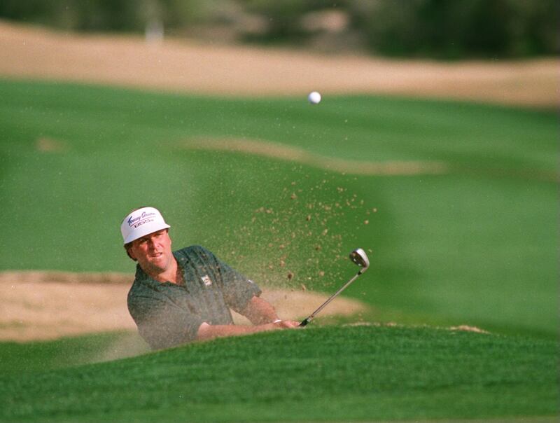 Jim Gallagher playing in Arizona. Photograph: JD Cuban/Getty