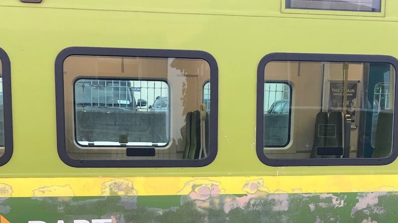 Demand for trains leads to cleaned Dart carriages being brought back into service before being resprayed.