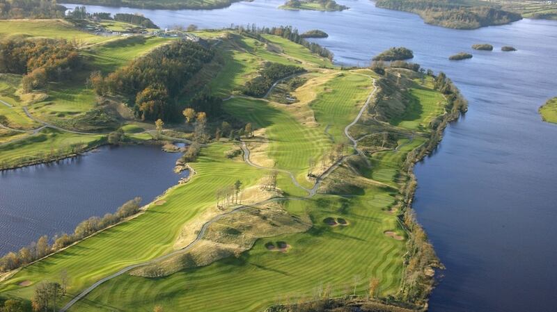 Aerial view of Lough Muckno. Photograph: Monaghan Tourism