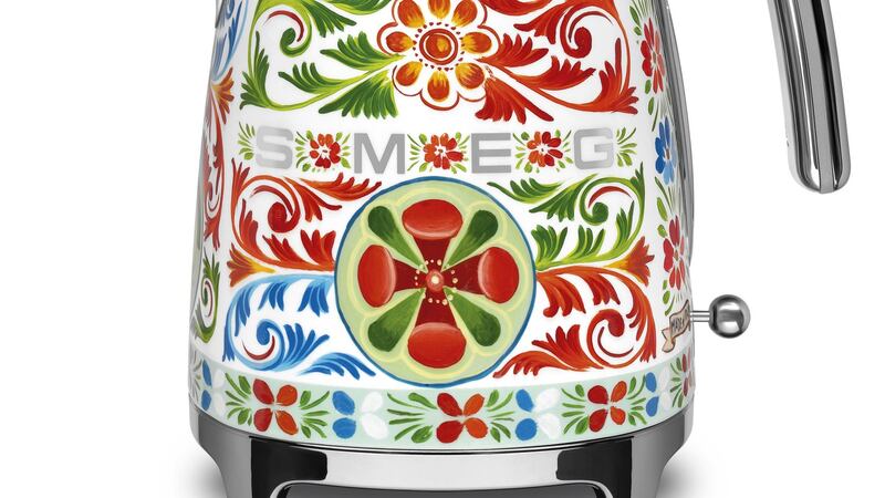 Smeg kettle designed by Dolce & Gabbana