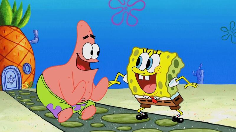 SpongeBob SquarePants: Stephen Hillenburg’s best-known character with best friend Patrick. Photograph: Nickelodeon