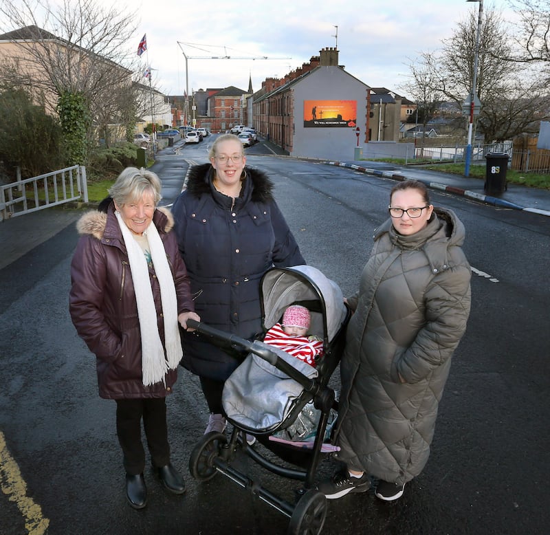 Jeanette Warke, pictured with family, set up the youth club in 1972 due to the risk of local young people joining paramilitaries. Photograph: Margaret McLaughlin