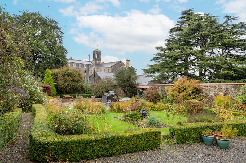 The property has lovely mature gardens