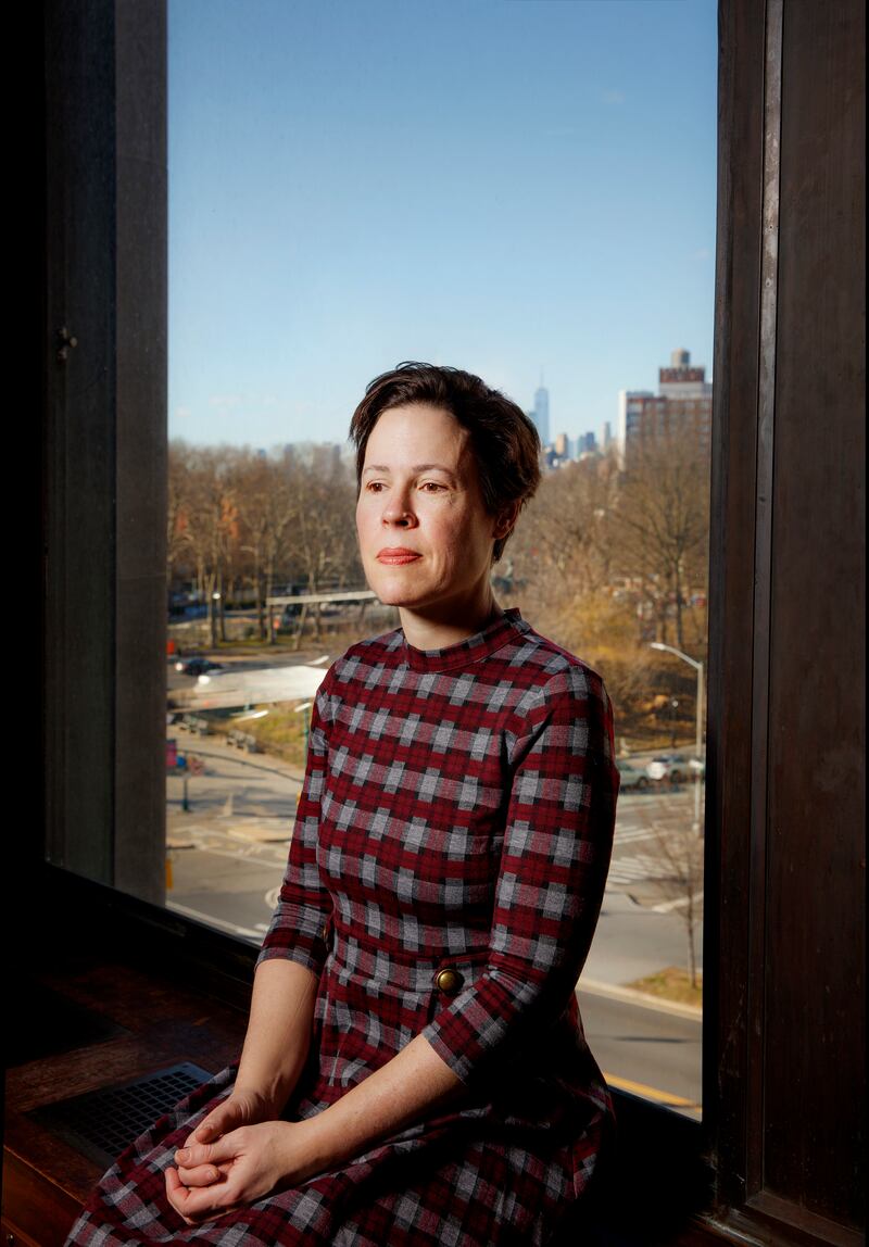 Ann Napolitano at Brooklyn Public Library, in New York. Photograph: Elinor Carucci/New York Times