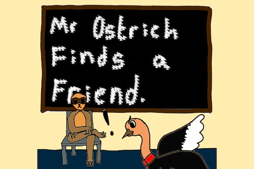 Mr Ostrich Finds a Friend