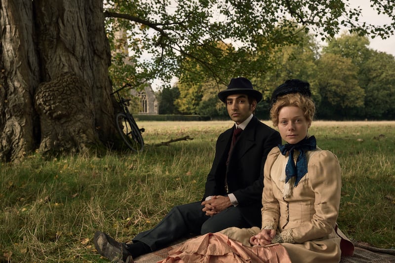 Mawaan Rizwan and Phoebe Horn in Woman of Stone. Photograph: Rory Mulvey/Adorable Media