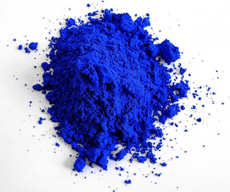 The blue pigment known as YInMn Blue, which also inspired a Crayola crayon called ‘Bluetiful’