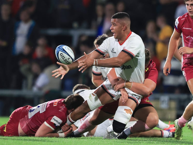 Ulster's Cormac Izuchukwu against Exeter Chiefs at Kingspan Stadium, Belfast, in September 2022. Photograph: Tom Maher/Inpho