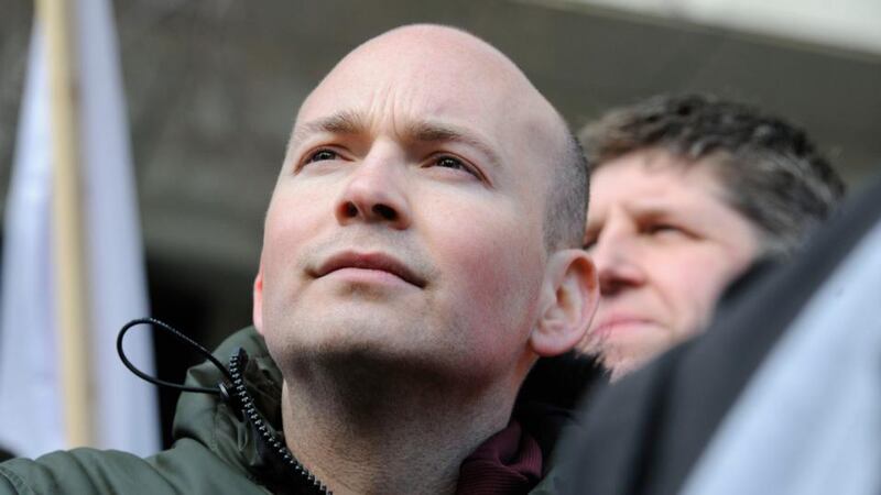 Anti-Austerity Alliance TD Paul Murphy: “People know what’s happening is absolutely wrong.” Photograph: Dave Meehan