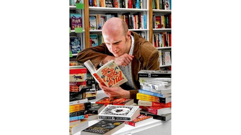 Owner Bob Johnston at the Gutter Bookshop in Dublin. photographs: luis davilla/cover/ getty, gisele freund/time life/ getty and matt kavanagh