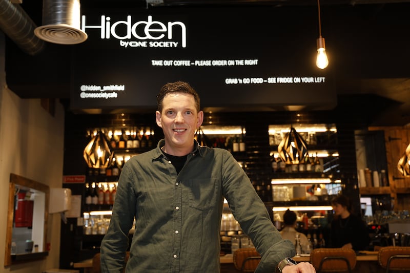 Will Monaghan in his new restaurant, Hidden, in Dublin's Smithfield. Photograph: Nick Bradshaw