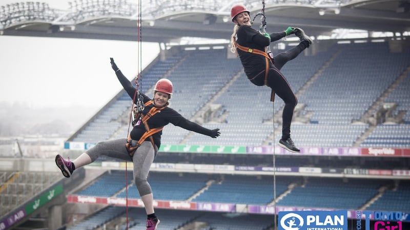 Abseil 150ft from the Hogan Stand to support Plan International’s Because I am a Girl campaign.