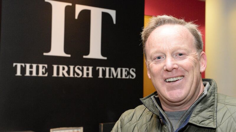 Sean Spicer at The Irish Times. Photograph: Cyril Byrne/The Irish Times