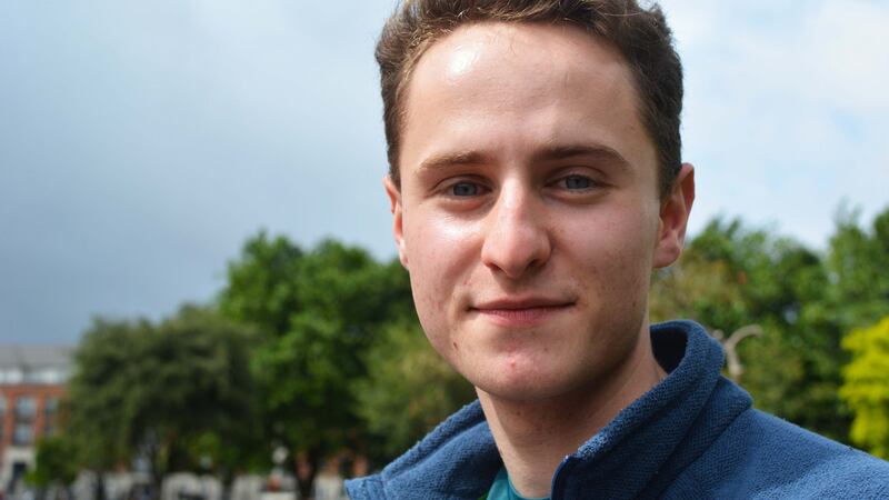 Scott Murphy: student and plastic-free campaigner. “When you act, you feel like there’s actually hope,” he says. Photo: Kayle Crosson