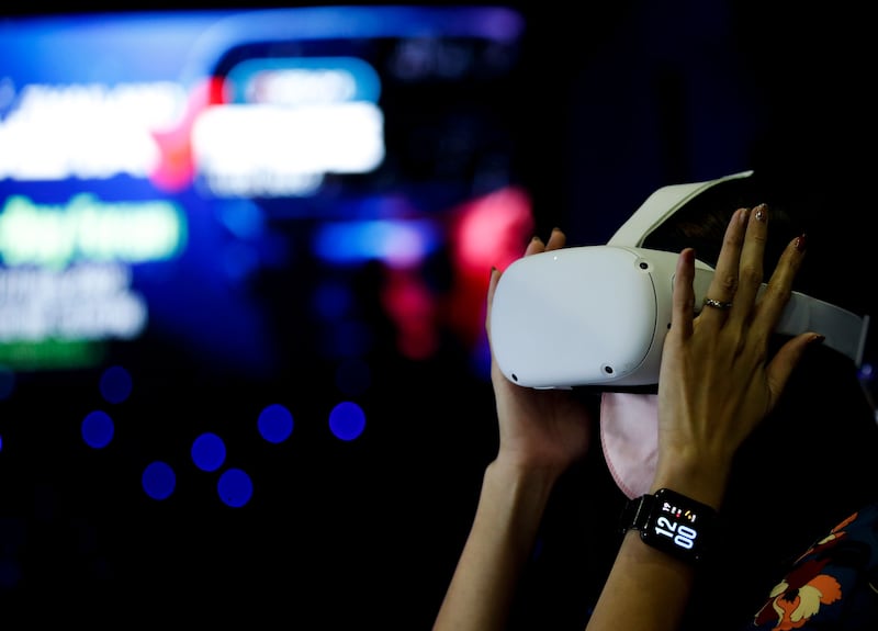 Meta has invested a staggering $100 billion on metaverse research and development to date, $15 billion in the past year alone. Photograph: Rungroj Yongrit/EPA