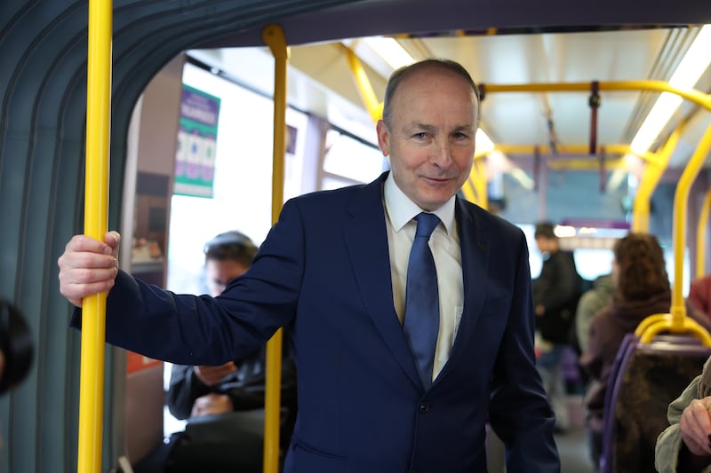 Taoiseach Micheál Martin: 'born in a suit'. Photograph: Sam Boal/Collins Photos 

