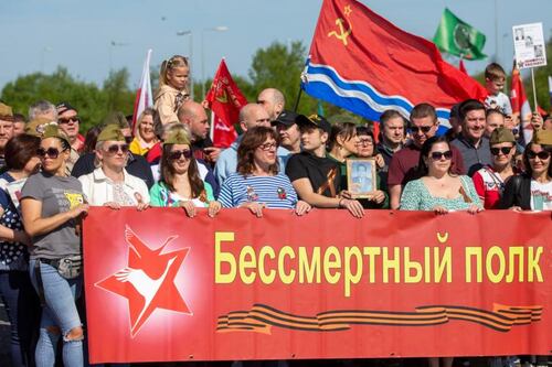 Russians at Meath Victory Day rally say they do not back Ukraine war