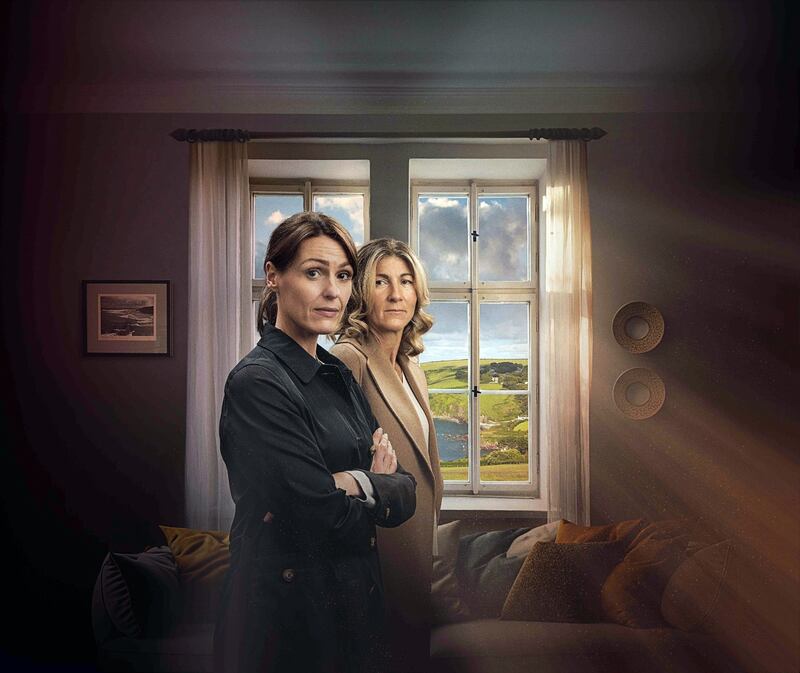 Eve Best and Suranne Jones in Maryland. Credit: ITV