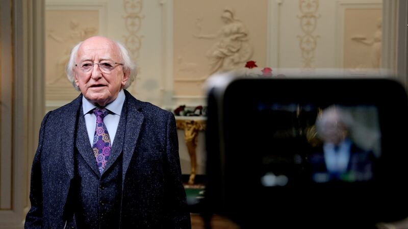 President Michael D Higgins declined an invitation from the Church Leaders Group as he believed the title was politicised and it would not be appropriate for him to attend. Photograph: Maxwells