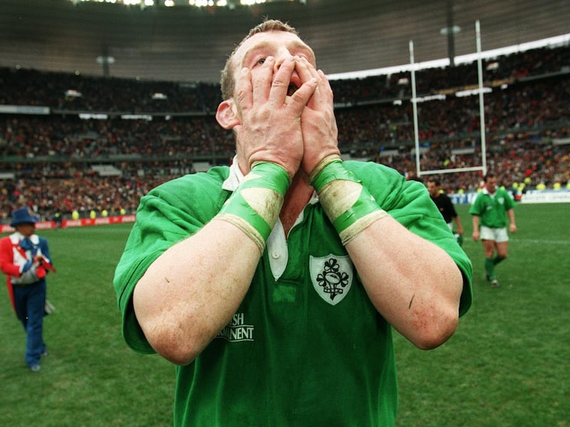 Even during Irish rugby's most miserable decade, David Corkery managed to stand out for his quality. Photograph: Patrick Bolger/Inpho