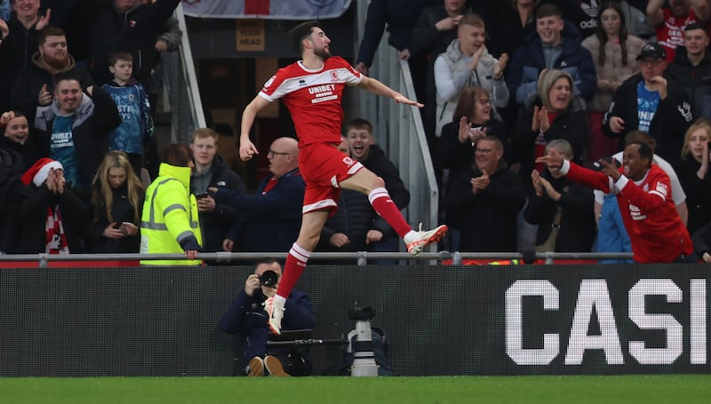 Finn Azaz has hit new heights since joining Middlesbrough. Photograph:  Nathan Stirk/Getty Images