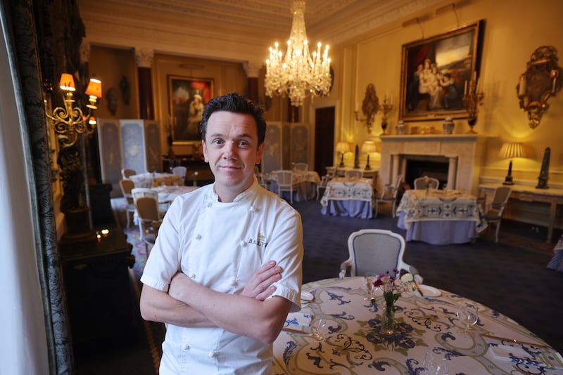 Head chef Richard Picard-Edwards at Ballyfin Demesne, Co Laois. Photograph: Alan Betson