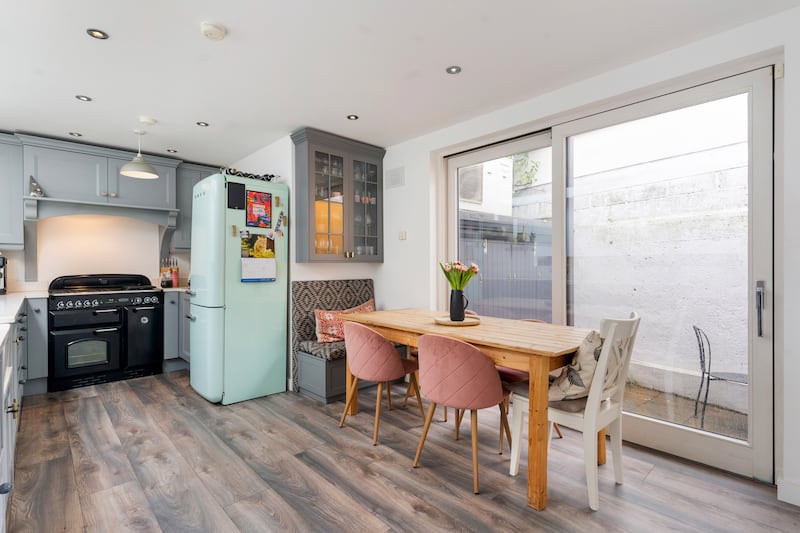 A small courtyard lies off the dining area