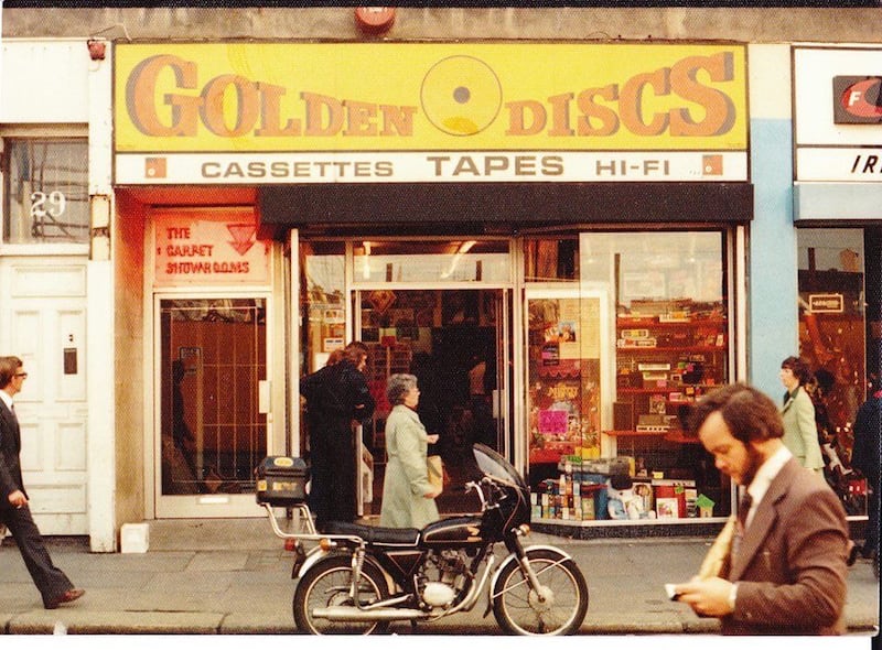 A Golden Discs store pictured in the 1970s.