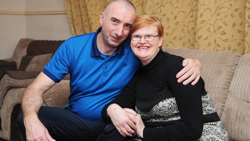 Mark and Sue Gilnagh at their home in Ballybrittas, Co Laois. Photograph: James Flynn/APX