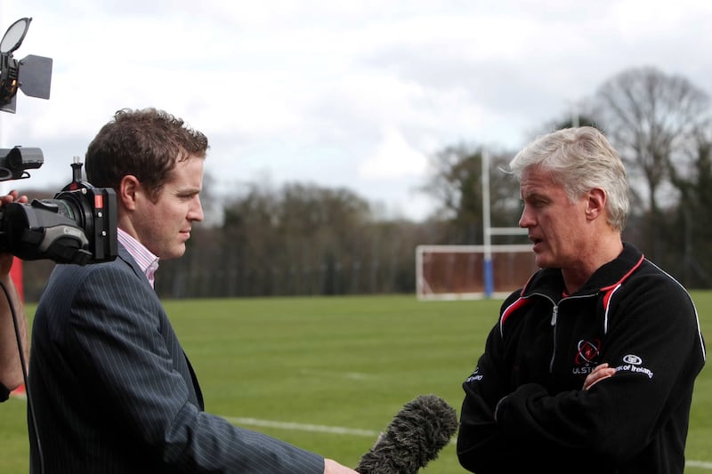 Coach Matt Williams as Ulster coach in 2009. During his time as Leinster coach, Williams came to the conclusion that there was a form of ‘institutionalised racism’ against Connacht within Irish rugby. Photograph: Press Eye/Inpho