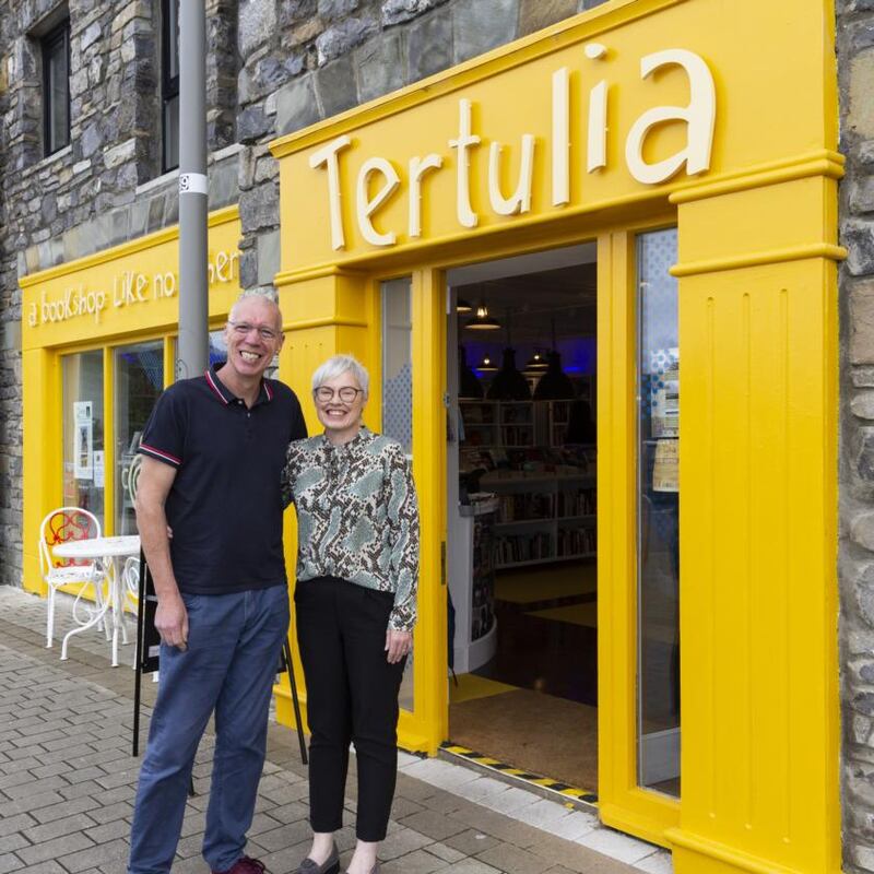 Tertulia: Neil Paul and Bríd Conroy at their new bookshop, in Westport