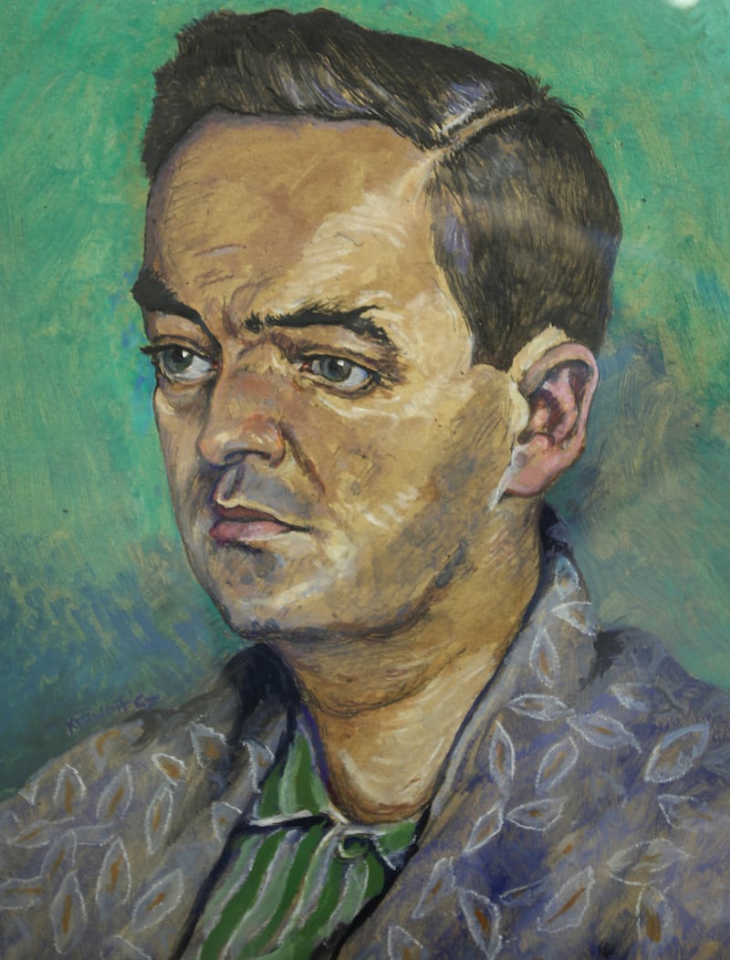 A portrait of John Broderick by Harry Kernoff