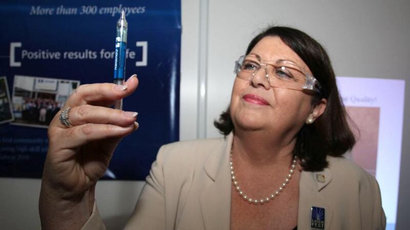 European commissioner for research, innovation and science Máire Geoghegan-Quinn urges the Irish research community to work with other countries on neurodegenerative diseases research. Photograph:  Carmel Marzouk